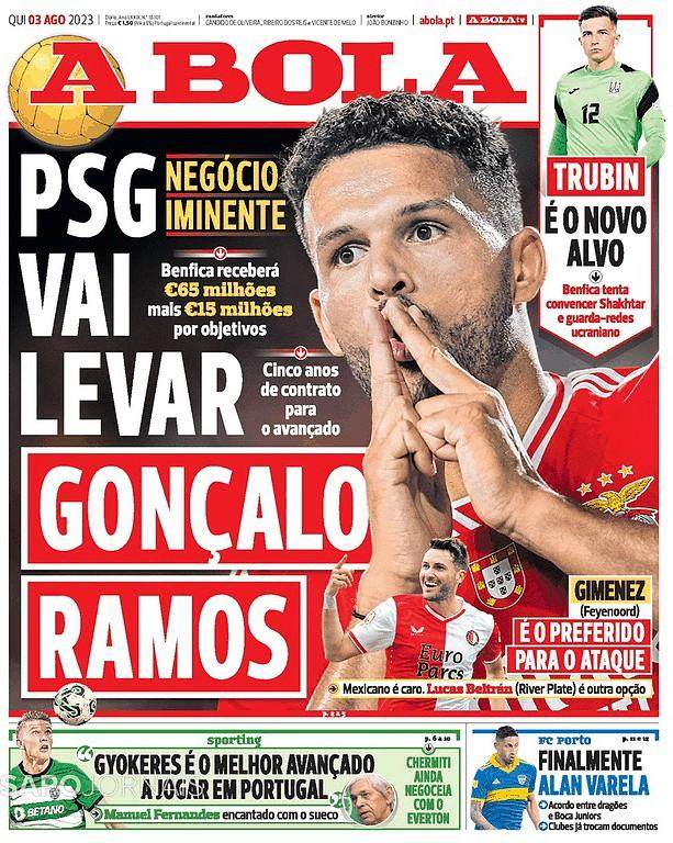 开云体育APP下载-基本谈妥！巴黎圣日耳曼8000万欧买贡萨洛·拉莫斯！